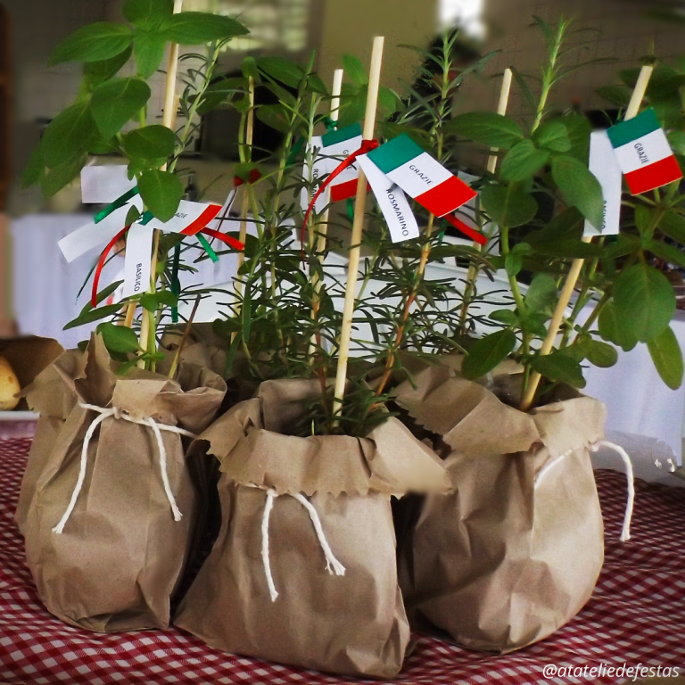 decoração festa italiana