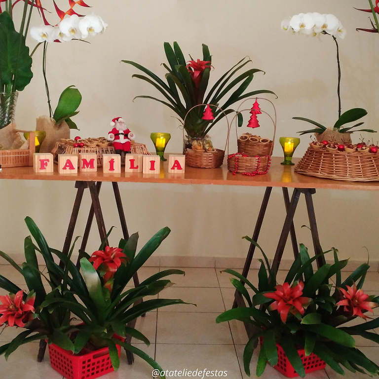 decoração de natal tropical